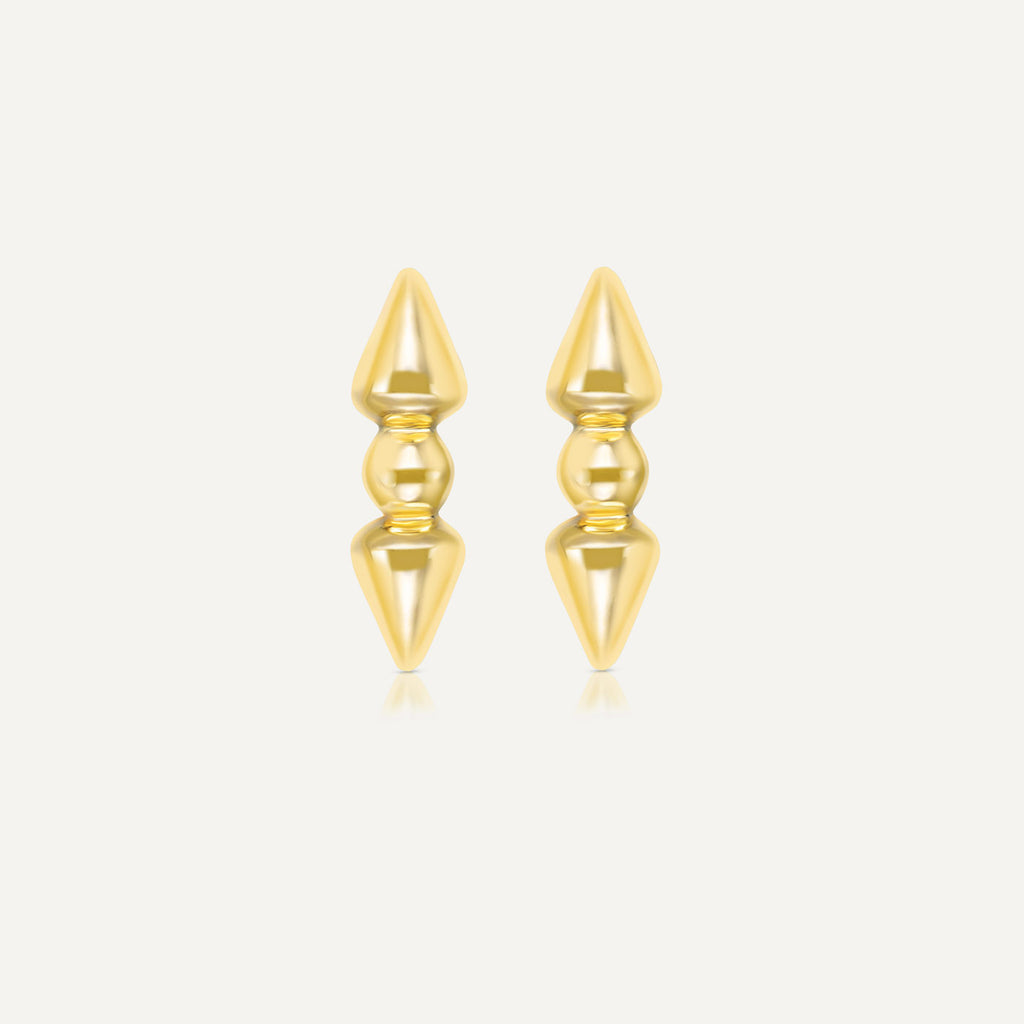 9ct Gold Cluster Climber Earring Tower Jewellers