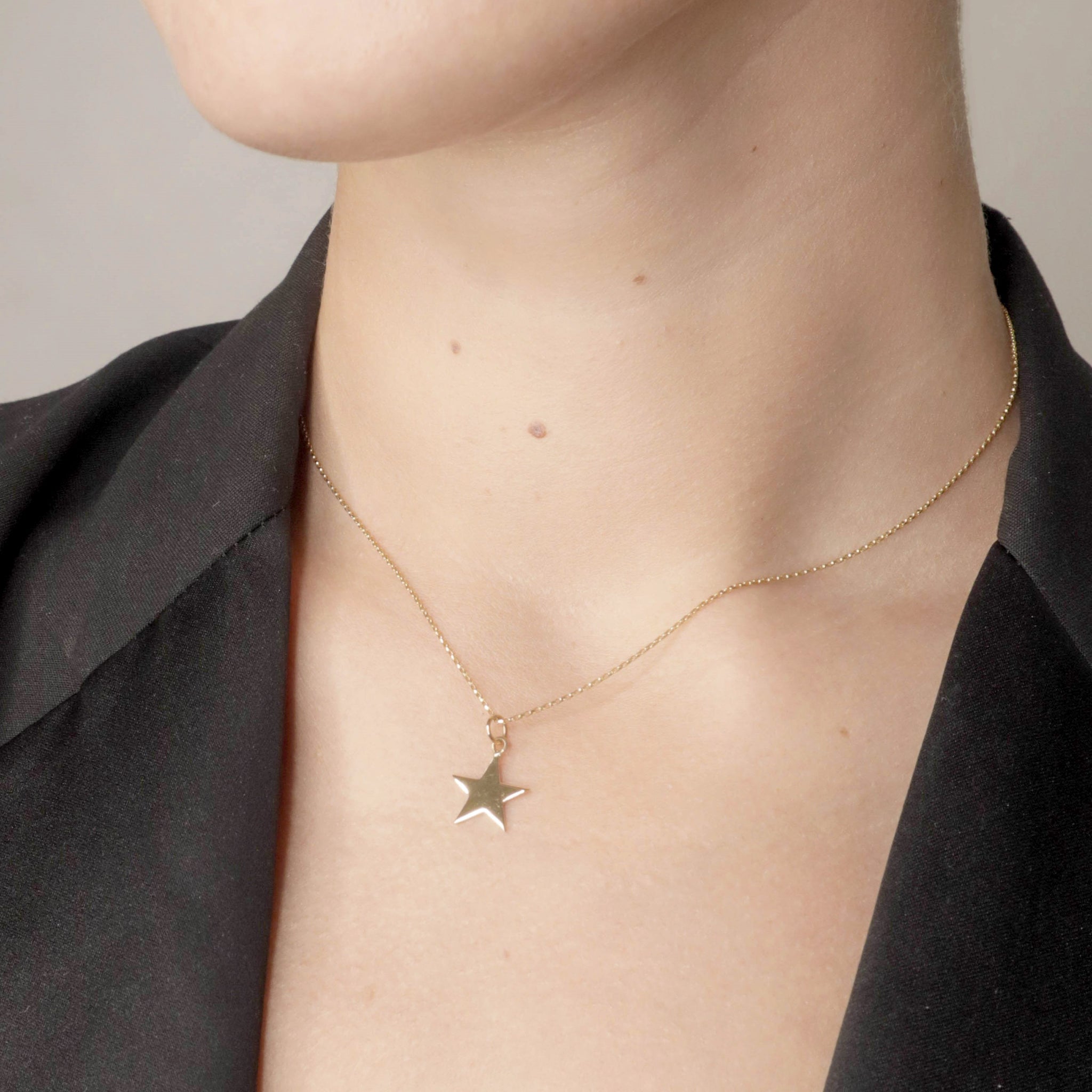 Dinny Hall 9ct Gold Bijou Star Diamond Pendant Necklace | Liberty