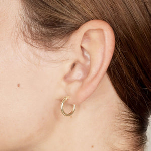 9ct Yelllow Gold Small Hoop Earrings