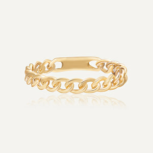 9ct Gold Curb Link Band