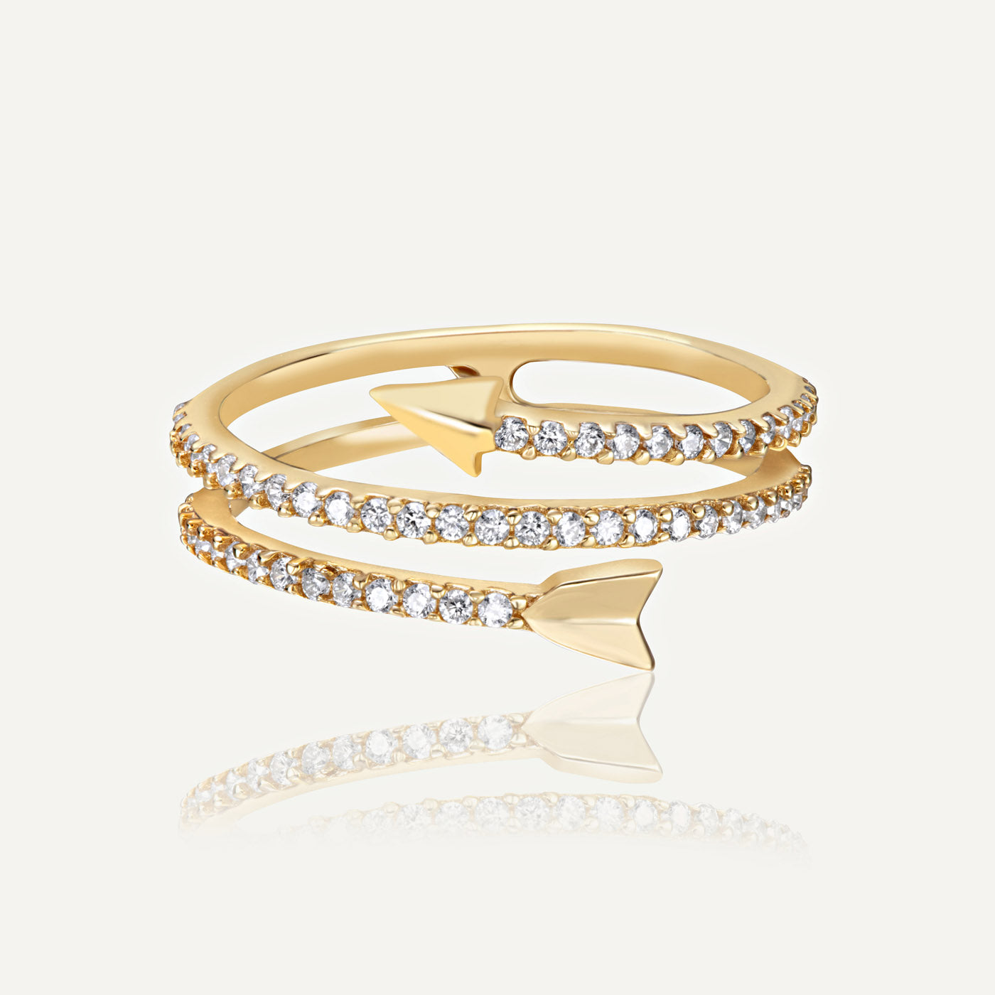 Gold on sale arrow ring