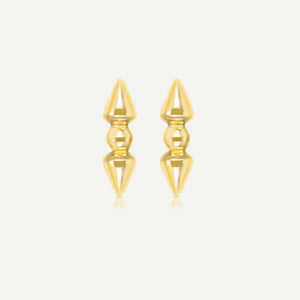 9ct Gold Cluster Climber Earring
