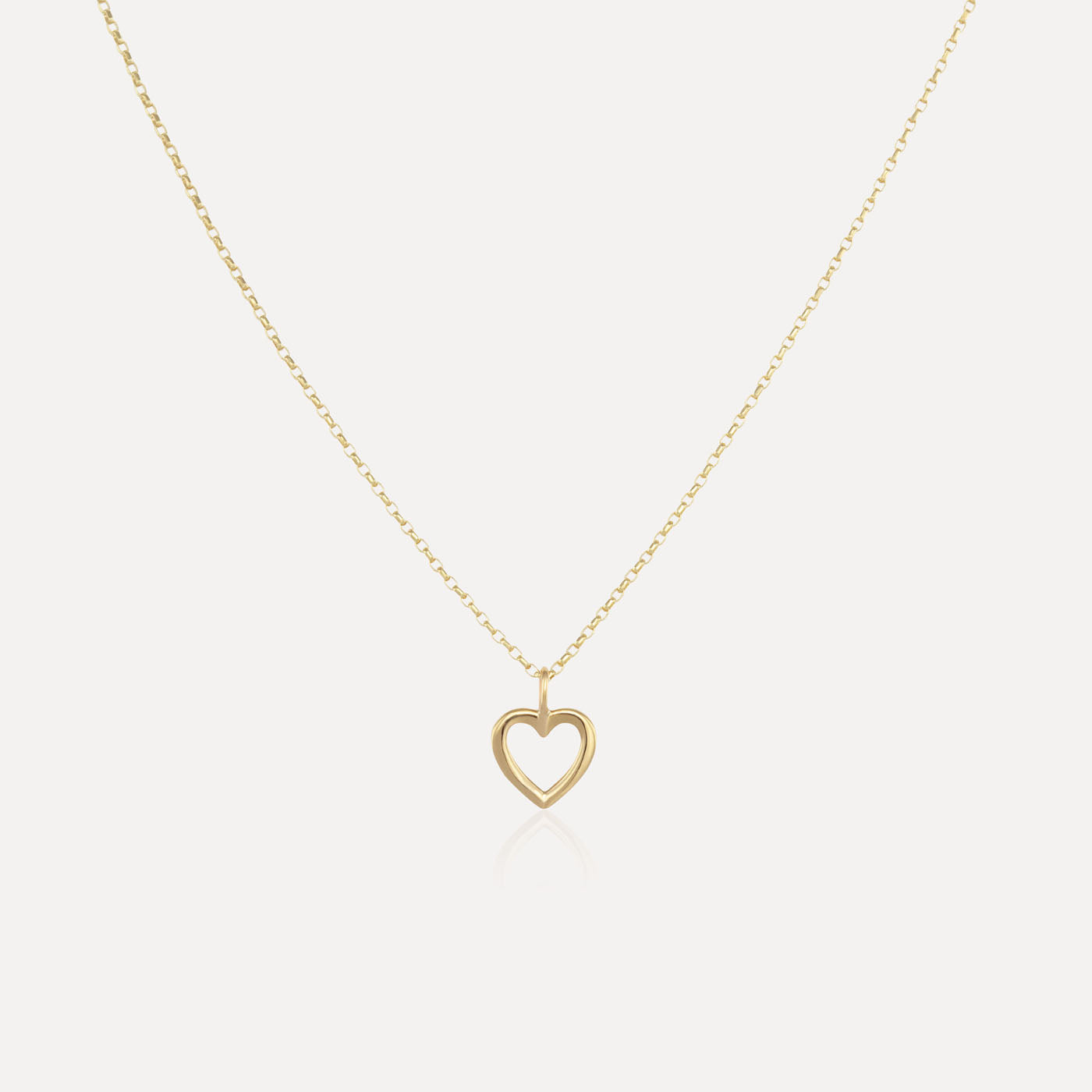 Floating Heart Necklace | 9ct Gold - Gear – Gear Jewellers