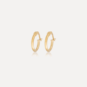 9ct Yelllow Gold Small Hoop Earrings