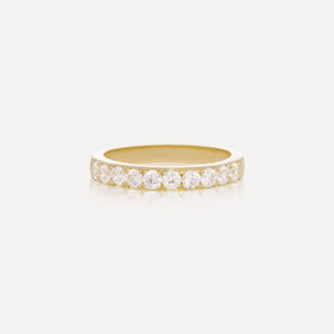 9ct Yellow Gold Channel Set Eternity Ring