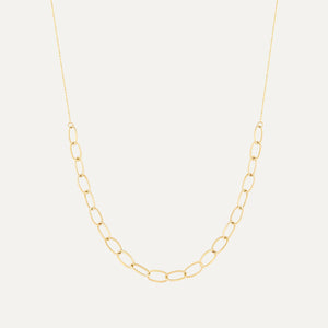 9ct Yellow Gold Oval Wire Chain